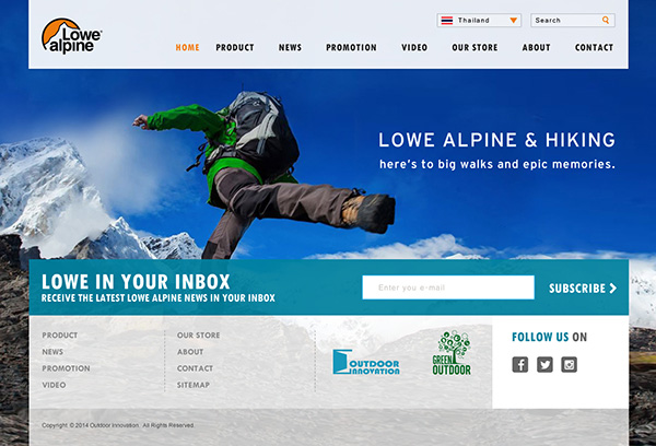 Website / LoweAlpine